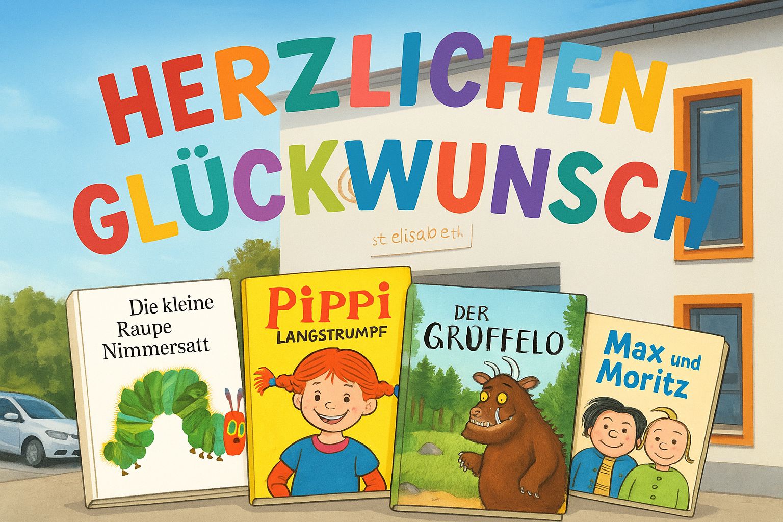 Glückwunsch Buchkita
